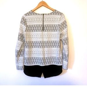 Pleione Chevron Layered Blouse